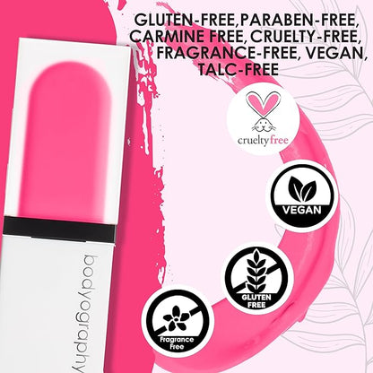 Bodyography Color Cassette Liquid Blush and Lip Tint - Multi Tasking Liquid Blush and Lip Product - Amplify