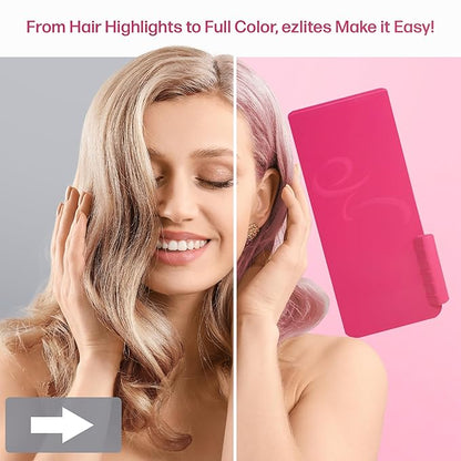 Balayage & Highlighting Board by Celebrity Stylist James Collins - Hairstylist Essentials Balayage Hair Salon Supplies - Highlight Board For Dying Hair - Hair Salon Supplies - Pink