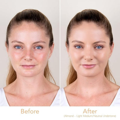 Beauty Amorus Matte Foundation, Full Coverage, Creamy Smooth Made in Korea, K-Beauty, Even Buildable Texture, Patch Free, Easy to Blend, Long Lasting, All Skin Types (Caramel Beige, 1.18 oz)