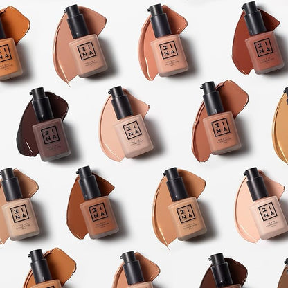 3INA The 3-In-1 Foundation 223 - Vegan Formula - Combination Of Primer, Concealer And Foundation - Medium Coverage - Natural Finish - Perfect For Covering Lines And Blemishes - Long Lasting - 1.01 Oz