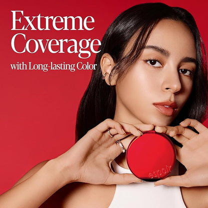 espoir [NEW] Be Velvet Cushion Foundation | Quick and Easy Coverage with Long-lasting Color by Zero Oxidation (#30 Toffee, 0.46 Ounce (Pack of 1))