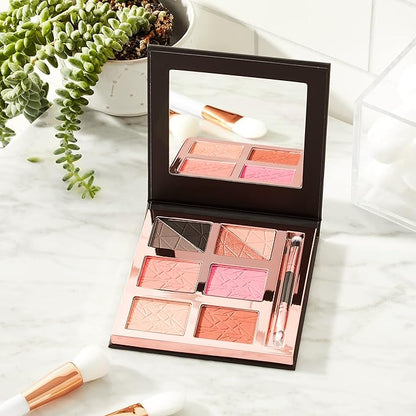 Luxe Light & Loaded Palette – Multi-Use Vegan Makeup Palette with Highly Pigmented Eyeshadows, Blush, Highlighter & Contour | Cruelty-Free, Paraben-Free, Travel-Friendly