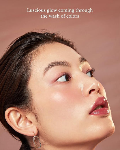 HINCE Mood Enhancer Water Liquid Glow - Non-Sticky & Waterproof Lip Stain for Women - Long Wearing Lip Gloss for Natural and Glass Glow - Moisturizing Liquid Makeup, 0.16 fl.oz. (NEW ALLURE)