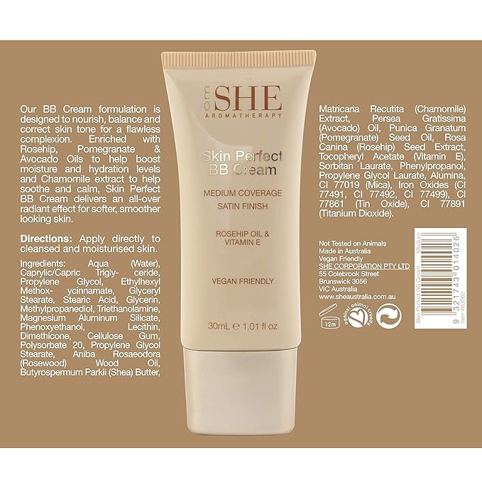Om She Aromatherapy Skin Perfect BB Cream - Medium