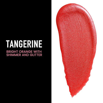 Frankie Rose Cosmetics Lip Gloss | Non-Sticky Formula, Long Lasting Lip Gloss, Bold Pigment & Hydrating Lip Gloss, Tangerine Shimmer Lip Gloss, 20g