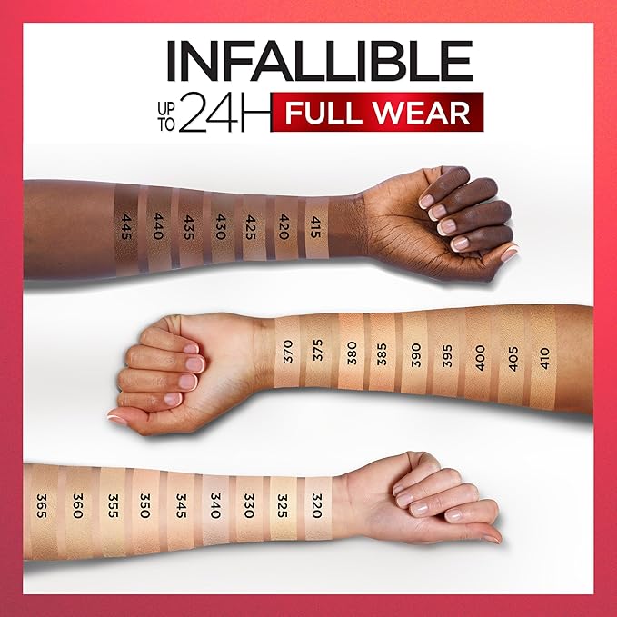 L'Oreal Paris Makeup Infallible Full Wear Waterproof Matte Concealer, Full Coverage, Porcelain, 0.33 fl. oz.