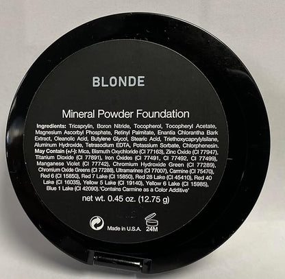 Jolie Mineral Powder Foundation SPF 15 (w/sponge) - Hypoallergenic (Blonde)