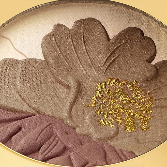ZEESEA [Palace Identity] Peony Blush,Multi-purpose Makeup Tray，Classic Gray Brown