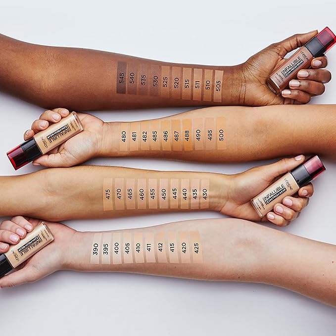 L'Oréal Paris Makeup Infallible Up to 24 Hour Fresh Wear Foundation, Deep Golden, 1 fl; Ounce (Pack of 3)