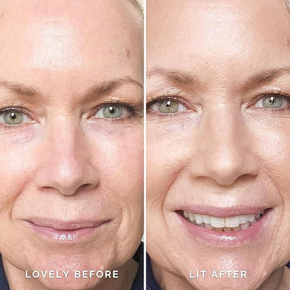 Elizabeth Mott Thank Me Later Glow Bundle: Natural Glow Enhancer Light Sheer Face Primer (30g) + Hydrating 3-in-1 Dewy Setting Spray (95ml) - Cruelty-Free Makeup Set for Radiant Skin