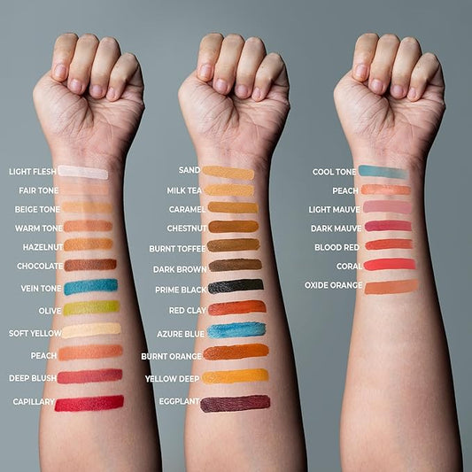 Alcohol Palette Refill Pans - Skin Tones - Peach