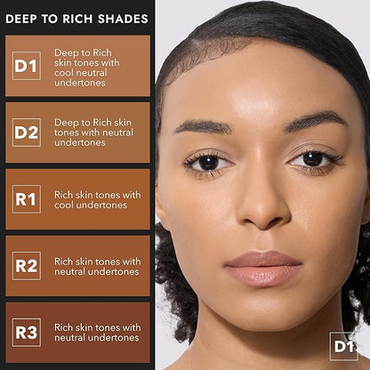 Cover FX Discoloration Kit: Total Coverage Cream Foundation - D2 + Skin Discovered Longwear Concealer, D2 - Full Coverage