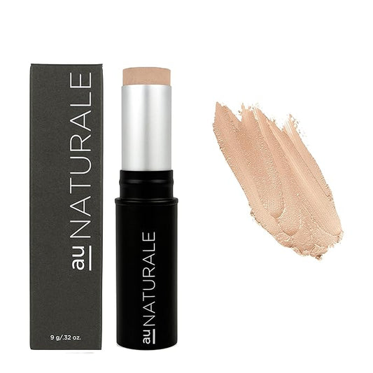 Au Naturale Zero Gravity C2P Foundation By Clean Beauty Revolution - Organic Full Coverage Creamy Foundation, Concealer Stick,Foundation Face Makeup - Vegan Cream Foundation for Women & Girl - Lucerne