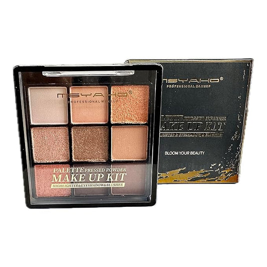 3 in 1 Palette Pressed Highlighter & Eyeshadow & Blusher Professional Makeup Kit