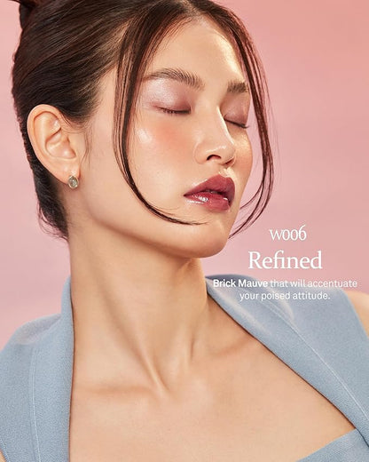 HINCE Mood Enhancer Water Liquid Glow - Non-Sticky & Waterproof Lip Stain for Women - Long Wearing Lip Gloss for Natural and Glass Glow - Moisturizing Liquid Makeup, 0.16 fl.oz. (REFINED)