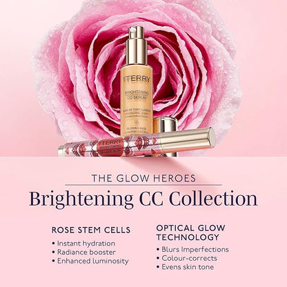By Terry Brightening CC Serum, Hydrating, Brightening, Illuminating & Color Correcting Skin Primer For Your Face, Rose Elixir, 1 fl oz