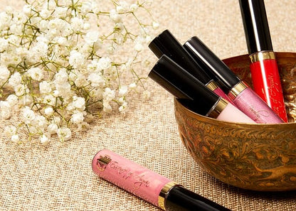 Essence Of Argan Pink Bronze Lip Gloss with Moroccan Argan Oil to Moisturize and Plump your Lips – Lip Care to Eliminate Dryness - Pink Bronze Glossy Finish 0.25oz