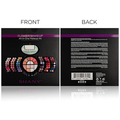 SHANY All In One FLOWERS Makeup Set - Ultimate Fancy Makeup Kit - Eyeshadows, Lip colors, Face Powders, Highlighters, and Blushes.