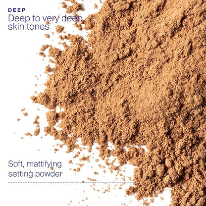 Supergoop! (Re)setting 100% Mineral Powder, Deep - 0.15 oz - Makeup Setting Powder + Broad Spectrum SPF 35 PA+++ Sunscreen - With Ceramides, Olive Glycerides & Coated Silica Spheres