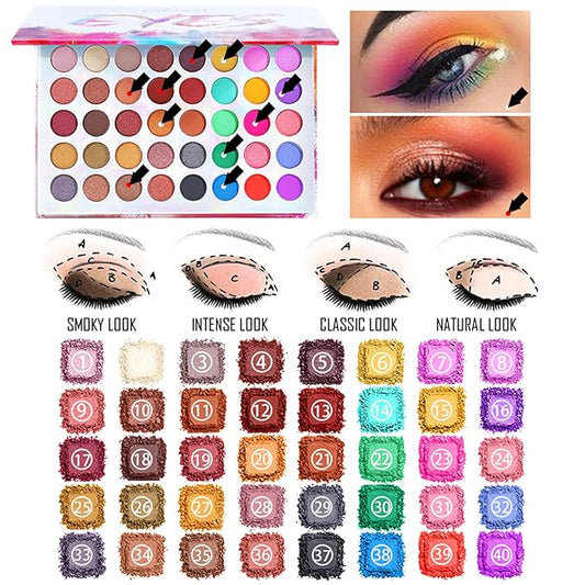 Travel Makeup Kit for Women Full Kit, Professional Makeup Set with Makeup Bag Makeup Gift Set for Women Girls Includes Foundation Eyeshadow Palette Lipstick Eyeliner Makeup Brush Set