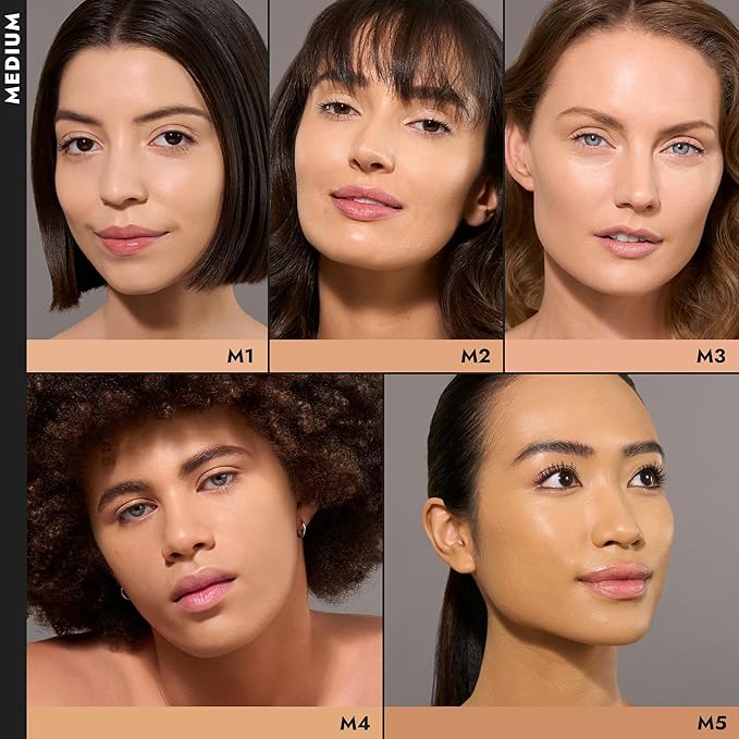 COVER FX Complete Coverage Kit: Total Cover Cream Foundation - Shade M2 + Custom Cover Blending Brush