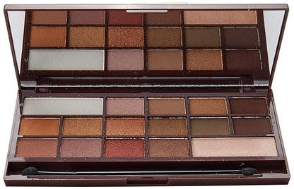 Makeup Revolution I Heart Makeup Palette Zestaw cieni do powiek Chocolate Golden Bar 22g (16 kolorĂlw)