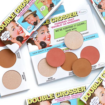 Double Crosser Face Palette by the Balm for Women - 0.29 oz Makeup