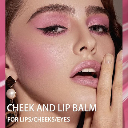 3-in-1 Warm Change Magic Gel: Transparent Crystal Color Changing Blush - Long Lasting Blendable Finish, All Skin Tone (02)