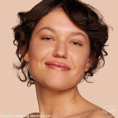 ColourPop Pretty Fresh Tinted Moisturizer - Hydrating Skin Tint & Glowy Summer Makeup with Lightweight Coverage - Made with Hyaluronic Acid & Coconut Water - Med 11N (1.45 oz)