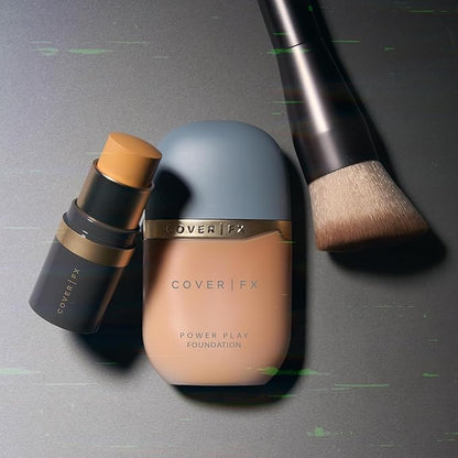 COVER FX Correct Stick Color Correcting Duo, Matcha + Peachy - Redness Correcting Green Concealer - Brightening Darkness Neutralizer