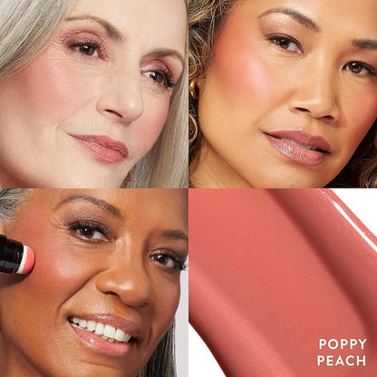 LAURA GELLER NEW YORK Serum Blush Cheek Tint Duo: Practical Pink and Poppy Peach