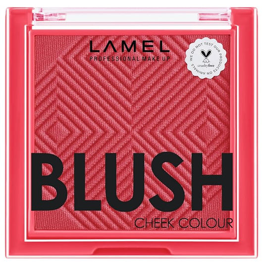 Blush Cheek Apricot Color Mini - Blendable Natural Blush Powder - Enhances & Defines Shapes & Features - Shading & Contouring Powder Blush - 4 Universal Shades - № 407 (Apricot) - 3.8g/0.13 oz