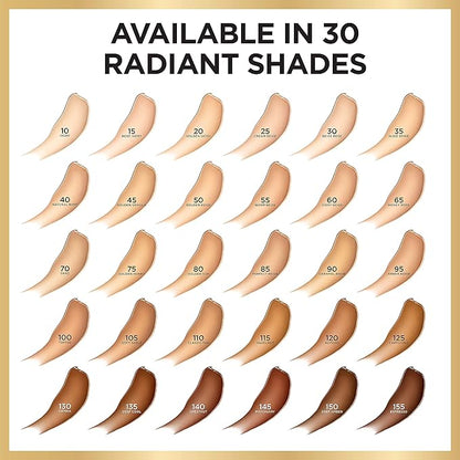 L'Oreal Paris Age Perfect Radiant Serum Foundation with SPF 50, Honey Rose, 1 fl. oz.