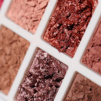 Half Caked Duality II Eye and Cheek Palette - 6 Berry and Neutral Matte an Shimmer Eyeshadows with 1 Primer-Infused Pressed Powder Blush in Watermelon Shade, 8.2g