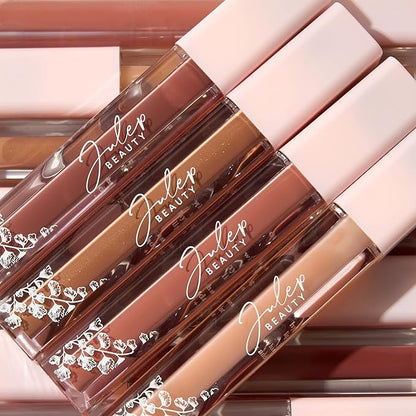 Julep So Plush Plumping Lip Gloss - Keep It Real - High-Shine Hydrating Lightweight Lip Color - Non-Sticky Formula - Vitamin E Soothes and Repairs Lips