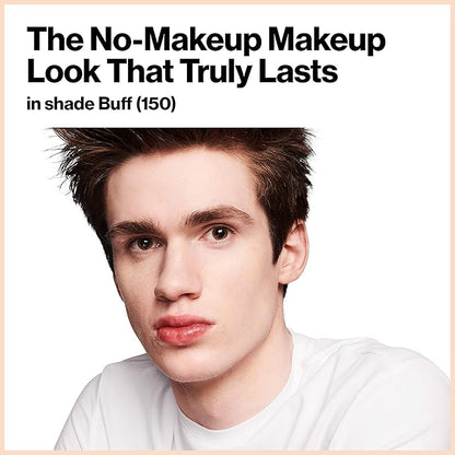 Revlon ColorStay Light Cover Liquid Foundation, Hydrating Longwear Weightless Makeup with SPF 35, Light-Medium Coverage for Blemish, Dark Spots & Uneven Skin Texture, 150 Buff, 1 fl. Oz