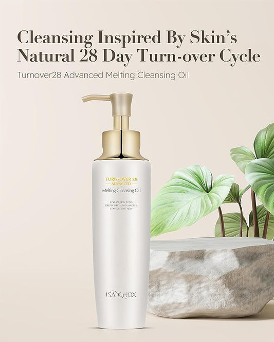 Isa Knox Turnover 28 Advanced (Cleansing Oil, 6.1fl oz) & Turnover 28 Advanced (Cleansing Cream, 6.8fl oz)