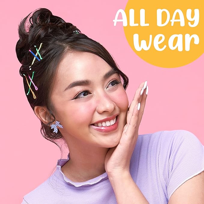 EXPRESSIONS 8pc Lip Gloss Set - Flavored Squeeze Tube Lip Glosses Value Pack, Daisy Lip Gloss in Assorted Fruity Flavors