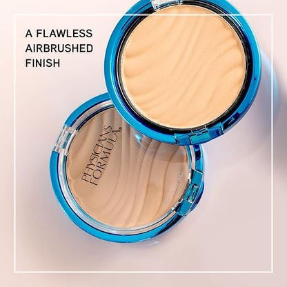 Physicians Formula Mineral Wear Talc-Free Mineral Airbrushing Pressed Powder Beige | Dermatologist Tested, Clinically Tested