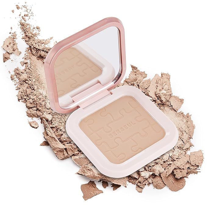 MEICOLY Contour Palette,Shimmer Highly Pigmented Face Powder,Silky Smooth Long-Lasting Delicate Contour Powder Face Contouring Makeup Kit with Brush and Mirror,01 Soft Grey