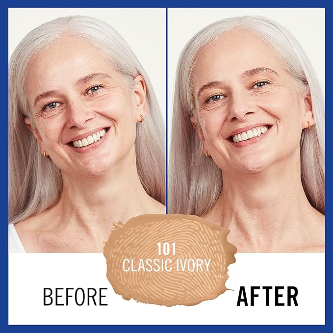 Rimmel London Match Perfection Foundation Spf20 101 Classic Ivory 30ml