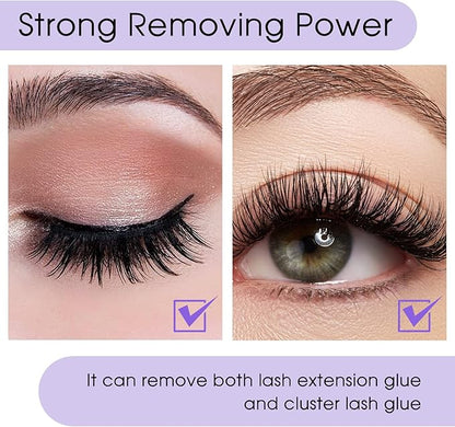 Rose Lash Remover Kit for Lash Extensions Professional Fast Low Irritation Cream Glue-remover 10g Sensitive Skin Dissolution Extension-Remover By WENDY LASHES（Rose,10g）