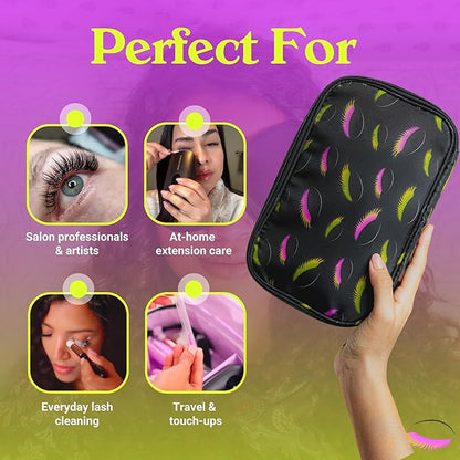 Lash Extension Care Kit | Lash Cleaning Kit | Lash Extension Supplies | Lash Shampoo Kit | Eyelash Sleeping Mask for Extensions | Lash Fan | Lash Bath Kit | Eyelash Shampoo