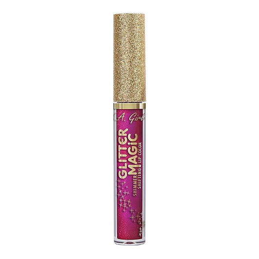 L.A. Girl Glitter Magic Shimmer Shifting Lip Color, Fizzy Fuchsia GLC896