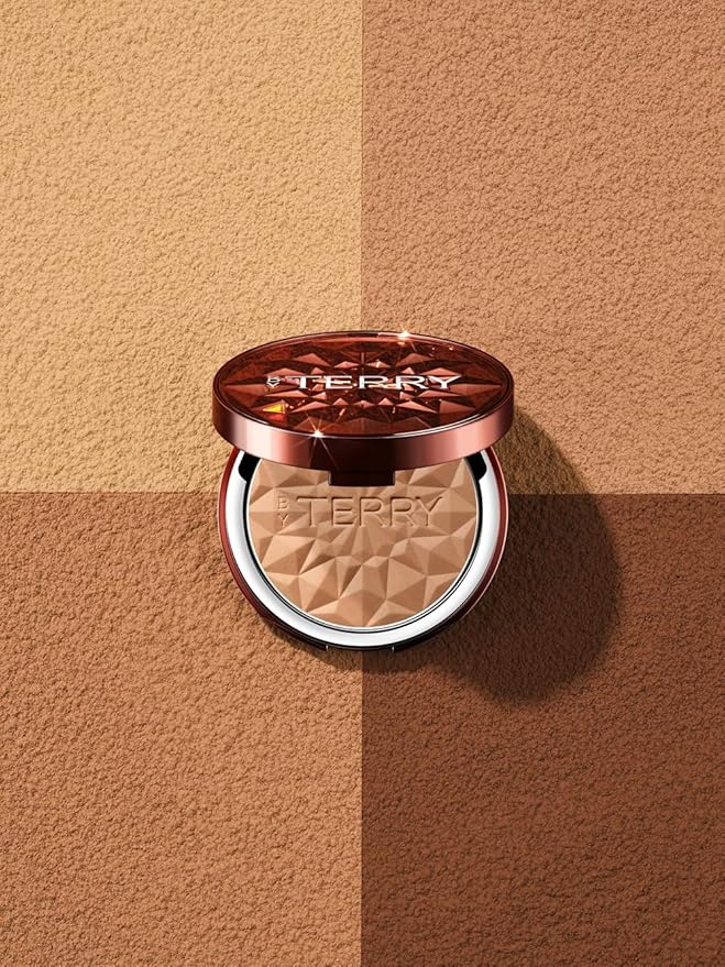 By Terry Tea To Tan Sun Bronzer, Hydrating & Smoothing Skincare-Infused Bronzing Powder, Vegan Formula, 3 Tan Bronze