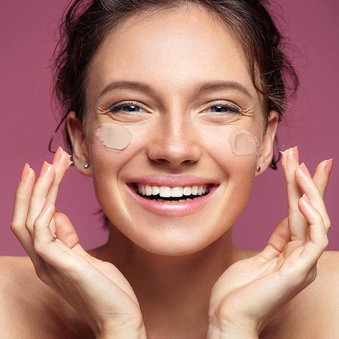 Noubamore Second Skin Foundation by Nouba - Long Lasting Coverage With Jojoba Extract Luminous Makeup Light Texture - Nude Skin Effect - Smoothes & Nourishes, Blends Perfectly (Color 83)