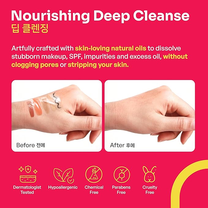 Pure Balance Cleansing Oil - Clinically Proven to Reduce Blackheads, Sebum & Impurities - Plant-Powered Makeup Remover and Oil Cleanser for Face, Sensitive & All Skin Types, 8.45 fl.oz
