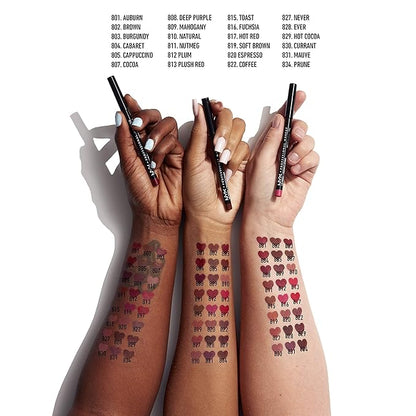 NYX PROFESSIONAL MAKEUP Slim Lip Pencil, Long-Lasting Creamy Lip Liner - Ever