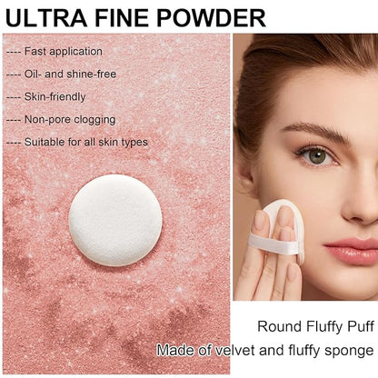 Mineral Powder Blush, SPF 35, Sunscreen Shimmer Loose Mineral Blush, Natural Face Glow Powder, Buildable Coverage for Healthy-looking Color (#07 Shine Rose BlushMakeup)