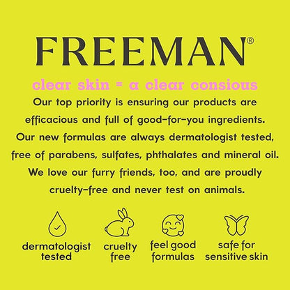 Freeman Makeup Remover + Cleansing Balm, Moisturizing & Nourishing Makeup Remover Balm, Coconut Oil & Vitamin E, Gently Removes Tough Makeup & Cleanses, 1.4 fl.oz./ 42 mL Jar, 1 Count